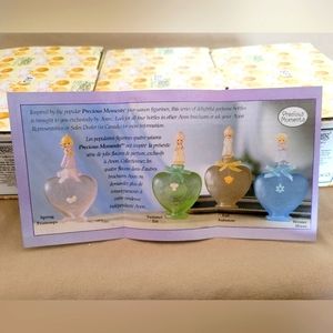 Precious Moments Scents of the Season Perfume Bottles (4), 2003 Avon Exc., NIB
